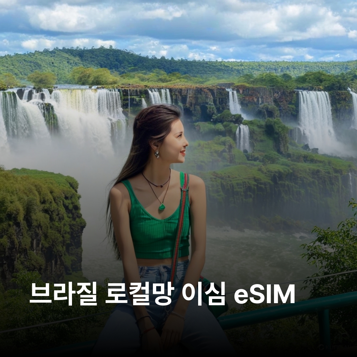 브라질 로컬망 이심 eSIM Claro LTE 브라질리아 이과수 리우데자네이루 코르코바두언덕 이심통 - 메인 이미지