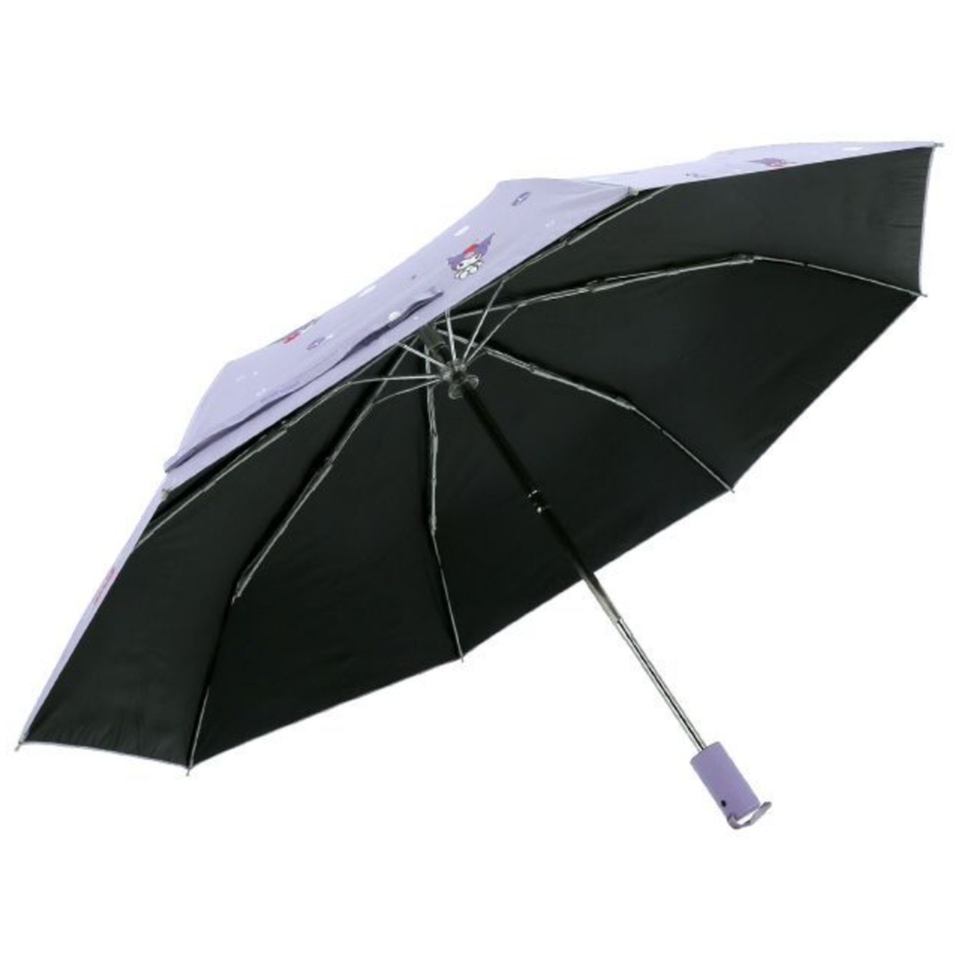 쿠로미 우산 산리오 3단 자동 접이식 우산 우양산 스파클링 55cm - 상세 이미지 2