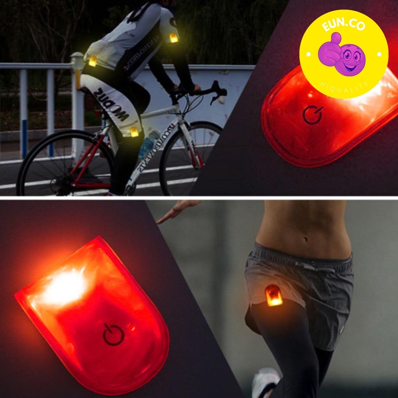 라이더 배달 손전등 LED 어두운밤 야외활동 안전 불빛 클립