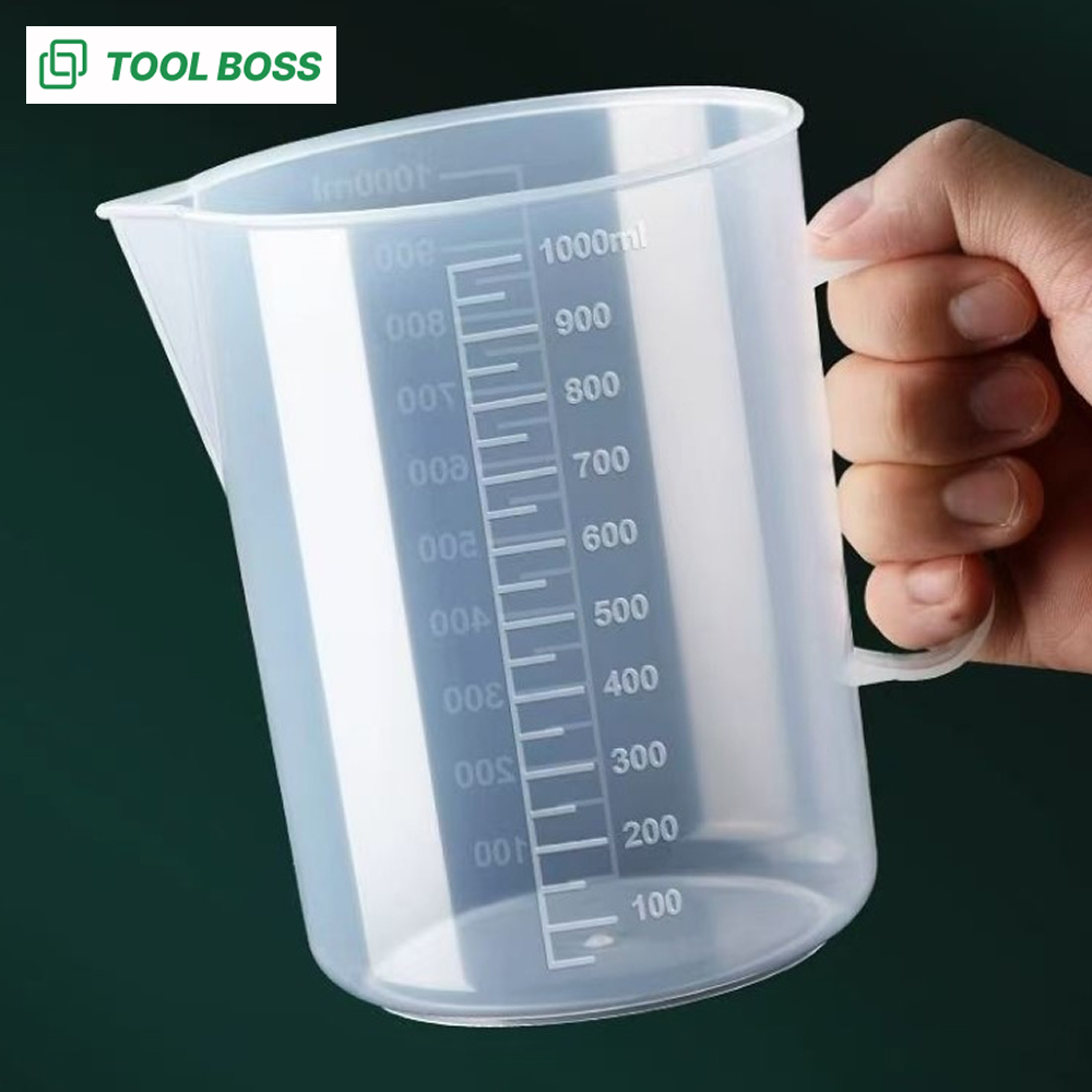 플라스틱 계량컵 1리터 비이커 투명 대형 비커 1000ml