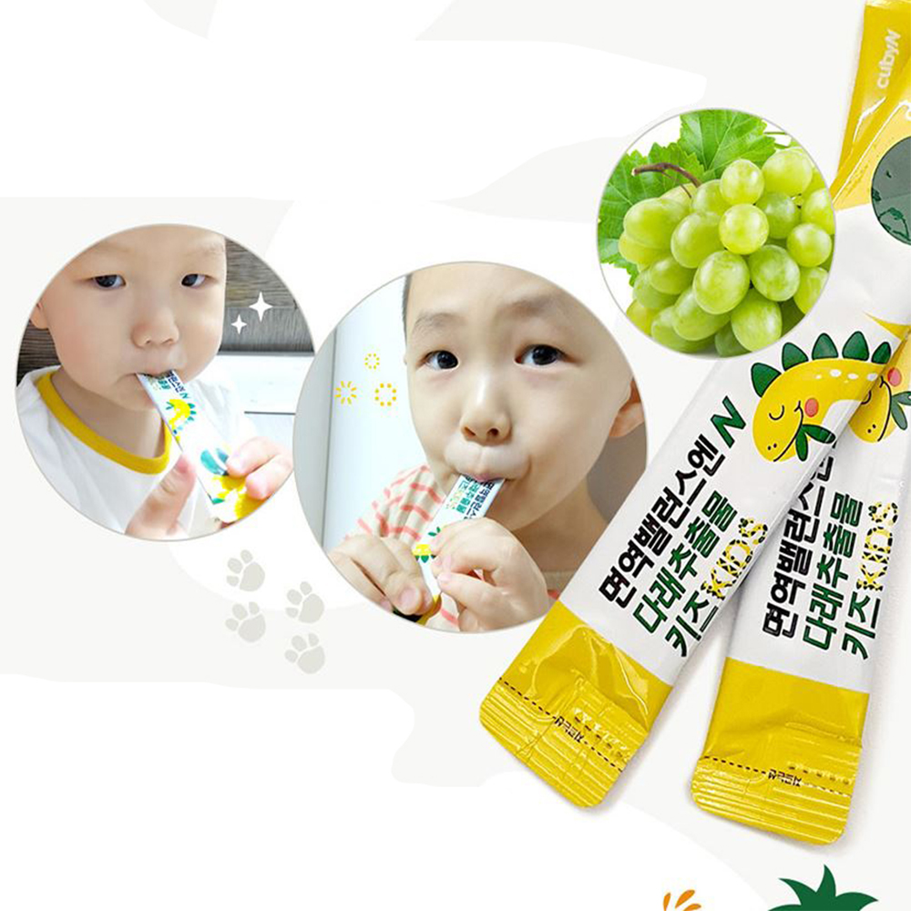 어린이 면역밸런스 다래추출물 키즈 60포 맛있는 청포도맛 1개월분