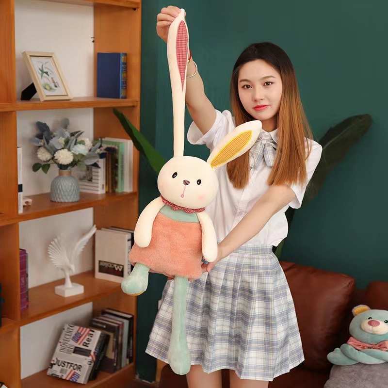 귀 빼기 토끼 인형 동물 인형 봉제 생일선물 장식인형 애착인형 - 메인 이미지