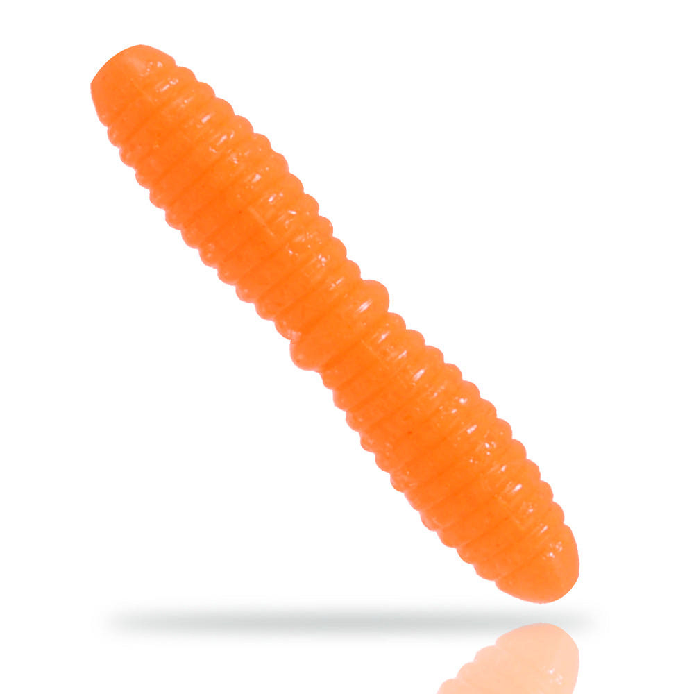 캣츠크로우 더블 마고트 송어웜 산천어 미끼 021 오렌지, 3.7cm - 메인 이미지