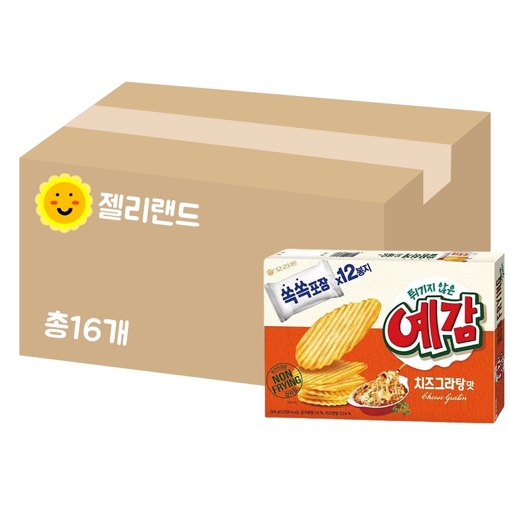 오리온 예감 치즈그라탕맛 204g X 16개 (1BOX) : 젤리랜드