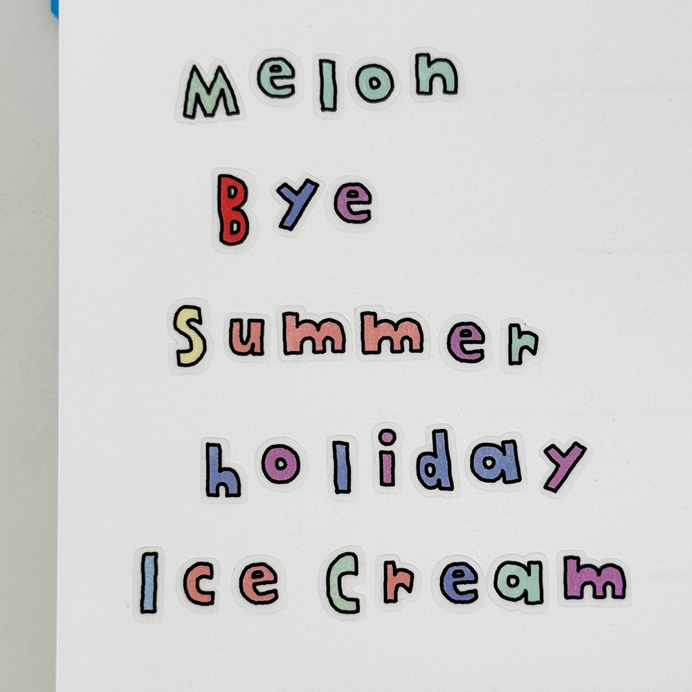 알파벳 스티커 Fruit Cereal 이미지 2