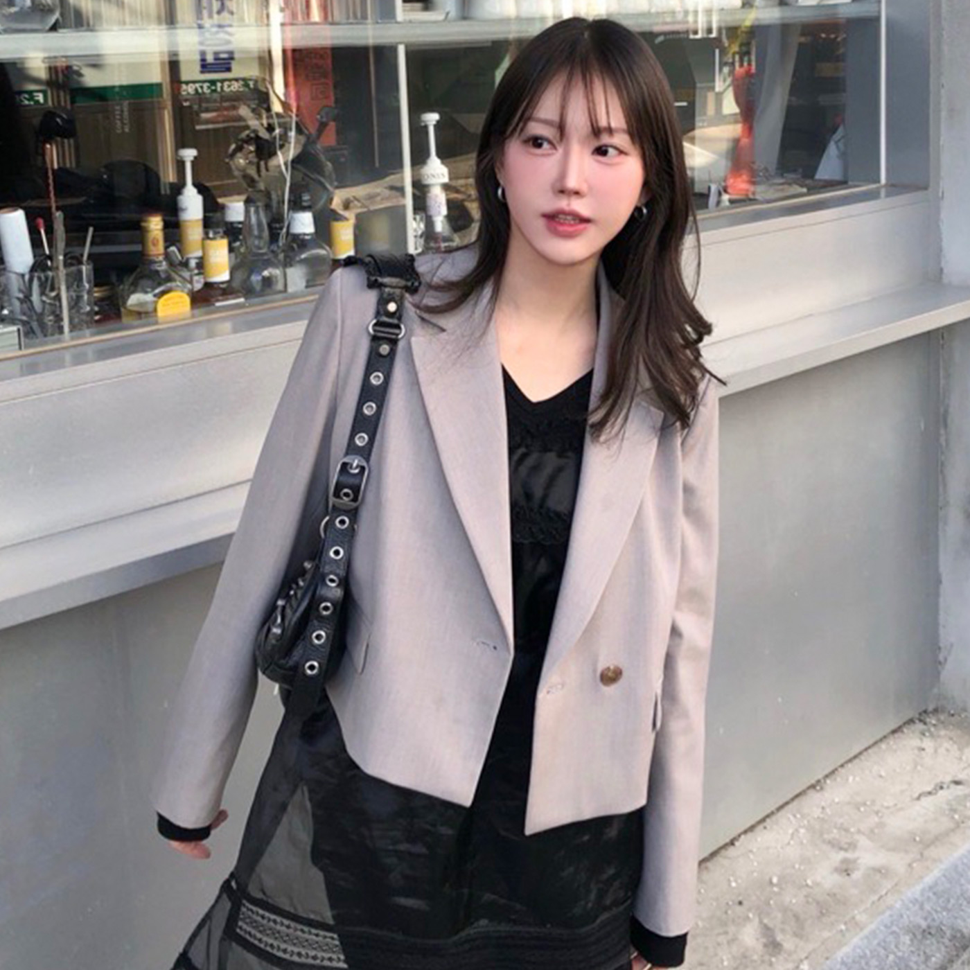 로엠 테일러드 숏자켓 RMJKF23R12 - 상세 이미지 4