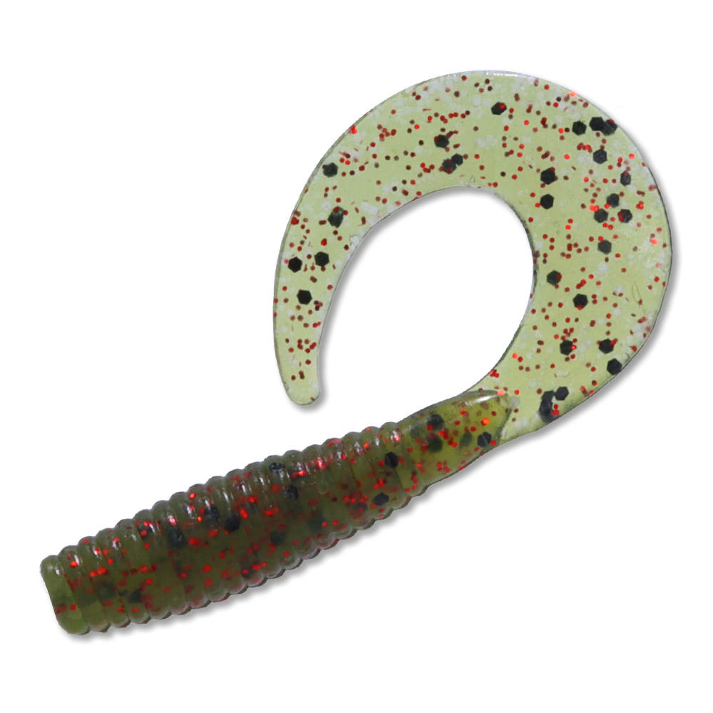 캣츠크로우 C그럽웜 쏘가리웜 배스 광어 우럭 026 워터 멜론 레드, 7.6cm(3인치) - 메인 이미지