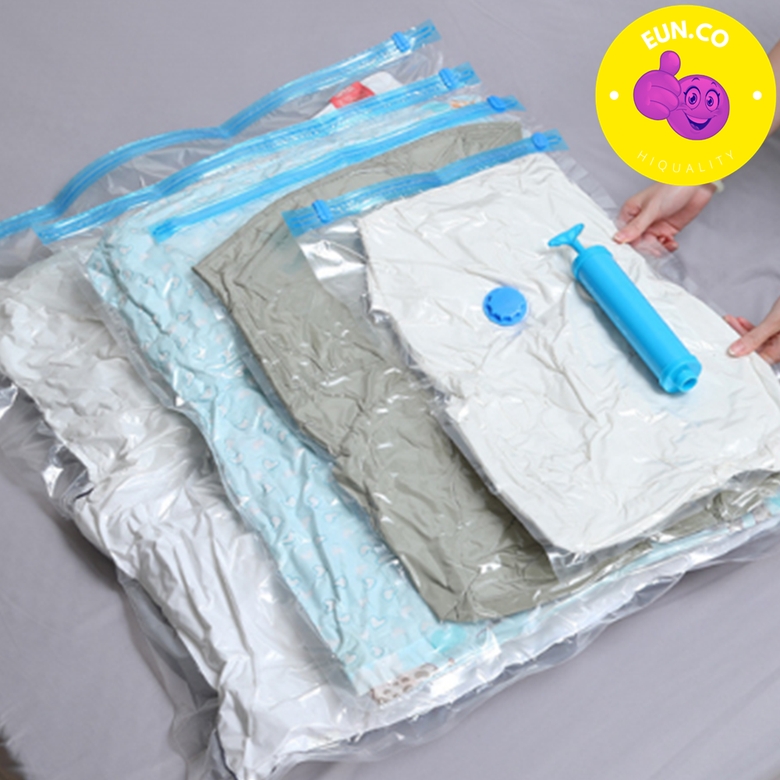 겨울옷 압축팩 진공팩 여행용 두꺼운의류 정리 보관 포장 5개세트