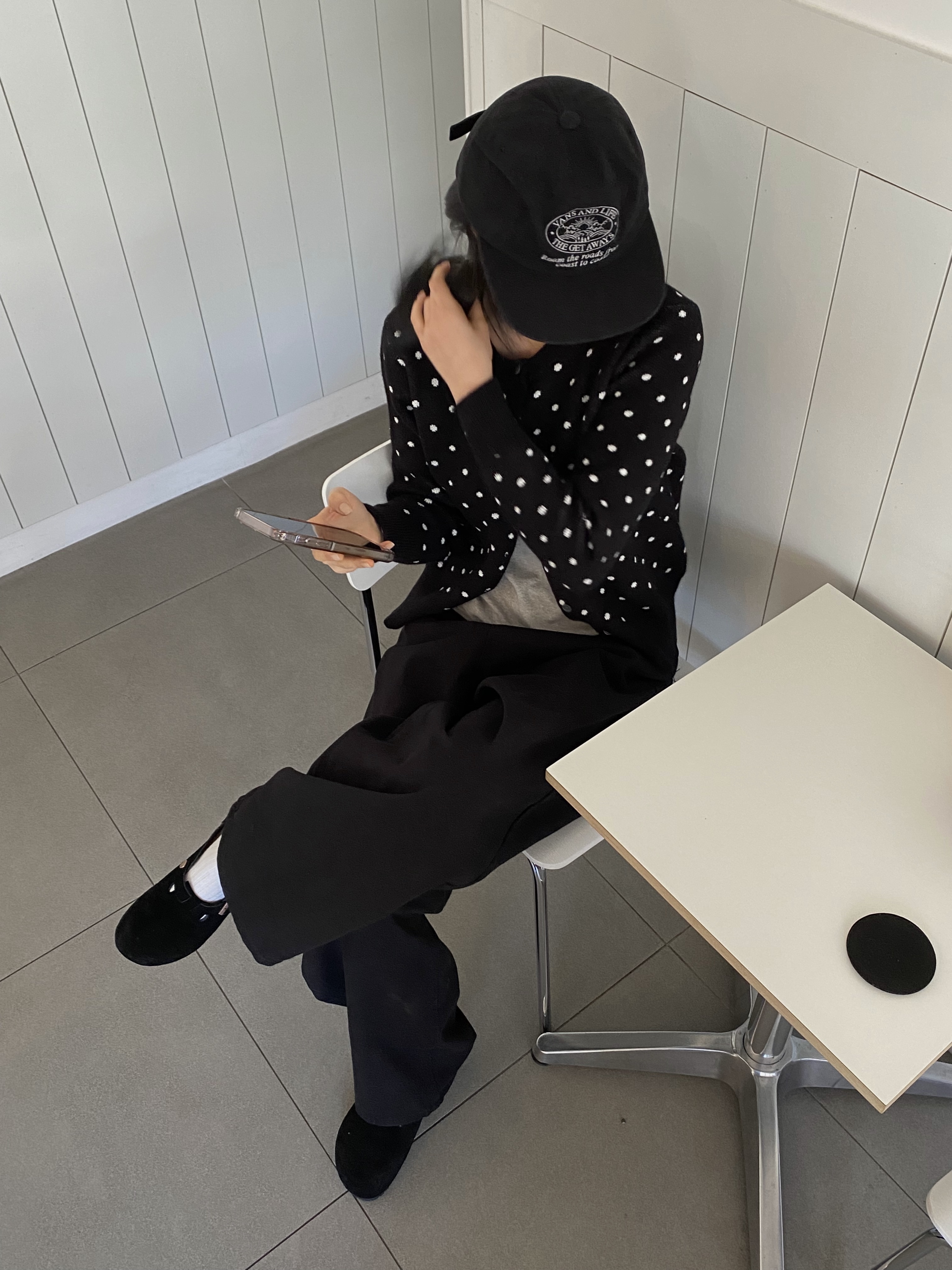 문즈 도트 니트 가디건 / 2 Color 상세 이미지 8