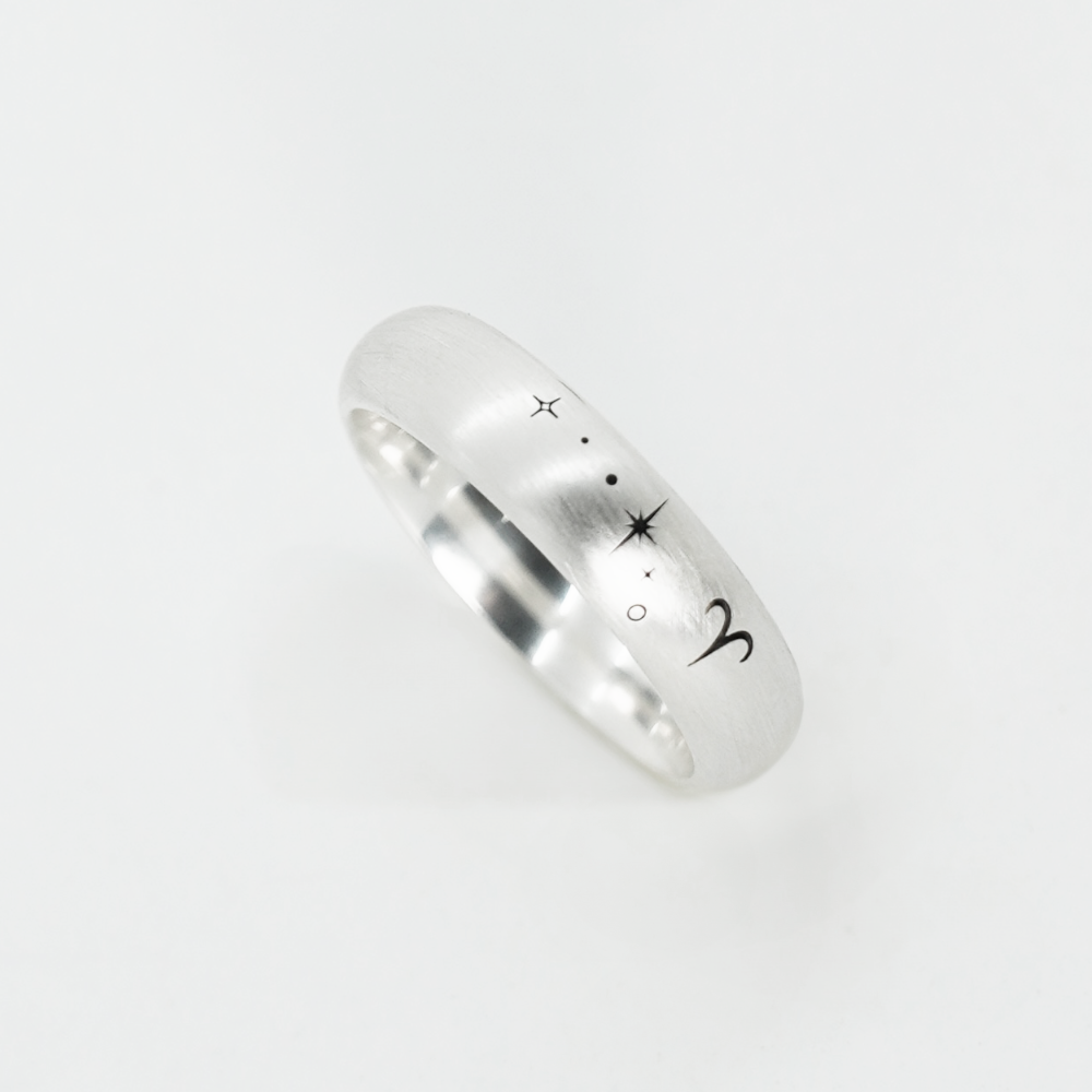 925하우스 이니셜 각인 실버반지 은가락지 커스텀 실버 볼드 우정링 커플링