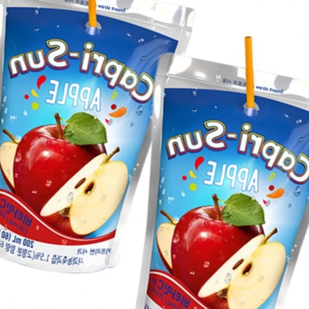 썬 200ml 0입 10개입 박스 사과 주스 음료수 카프리 x2 : 이가팸3