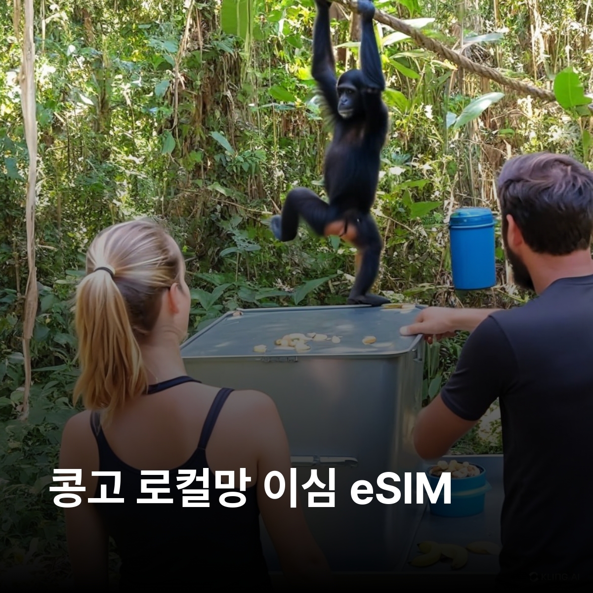 콩고 로컬망 이심 eSIM Libertis Telecom 브라자빌 푸앵트누아르 두줄루 음반다카 에숭고 누아발레은도키국립공원 이심통 - 메인 이미지