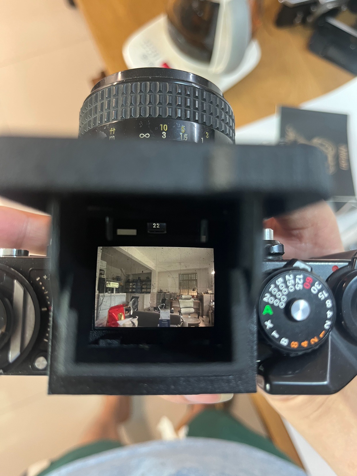니콘 Nikon F3 카메라 DW-3 웨이스트레벨 뷰파인더 호환 파인더 복각판 - 상세 이미지 2