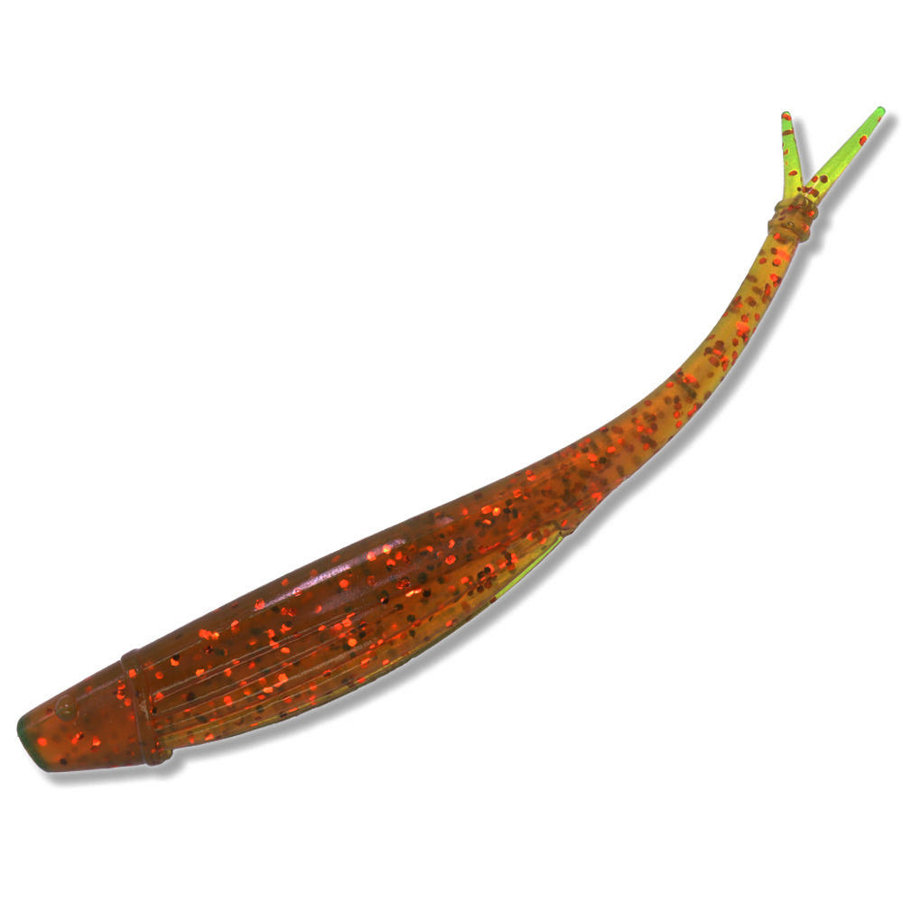 캣츠크로우 모비딕쉐드 광어다운샷웜 광어웜 광따 008 모터 오일, 12.7cm(5인치) - 메인 이미지