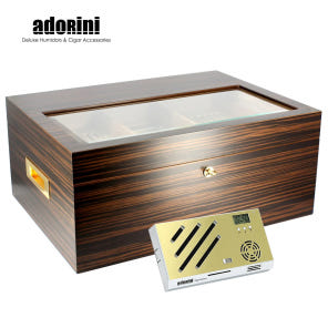 아도리니 시가휴미도 Adorini Humidor Vittoria Deluxe + 시가 Heaven 전자식습도계