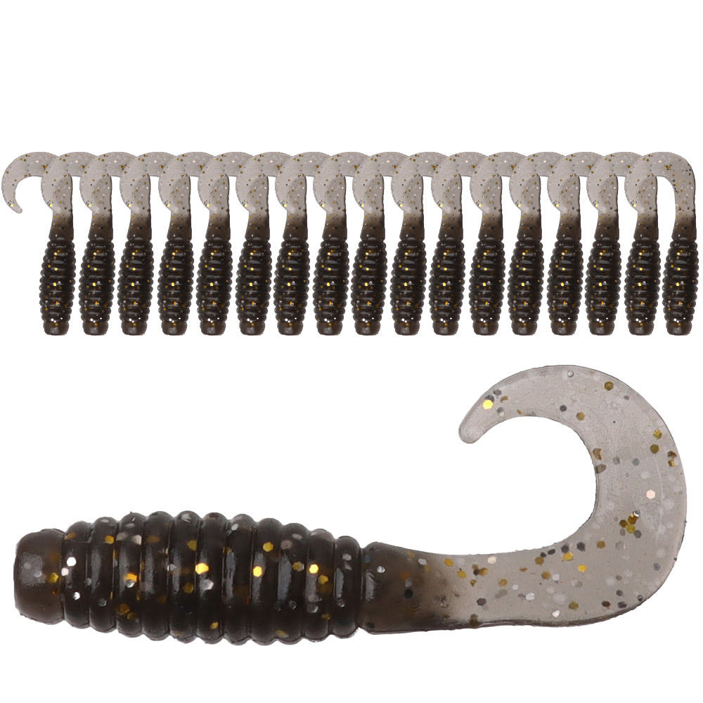캣츠크로우 CTD 그럽웜 꺽지 송어웜 산천어 볼락 미끼 035 블루 믹스, 3.8cm(1.5인치) - 메인 이미지