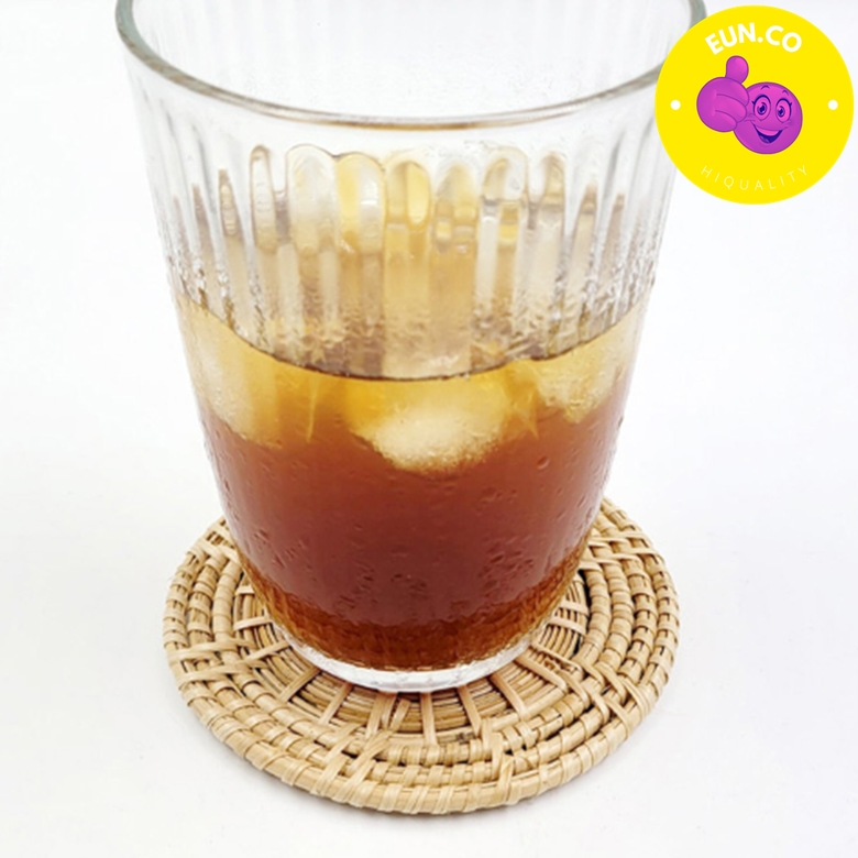 라탄 코스터 컵 티 유리컵 홀더 받침대 - 메인 이미지