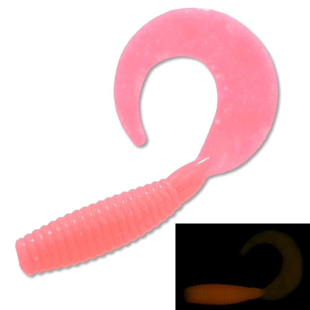 캣츠크로우 C그럽웜 쏘가리웜 배스 광어 우럭 037 핑크, 7.6cm(3인치) - 메인 이미지