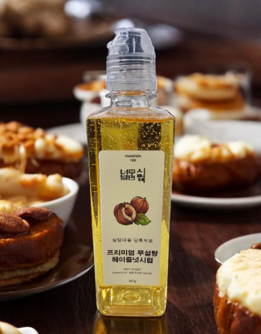 너무달면시럽 저당 헤이즐넛 시럽 460g - 상세 이미지 2