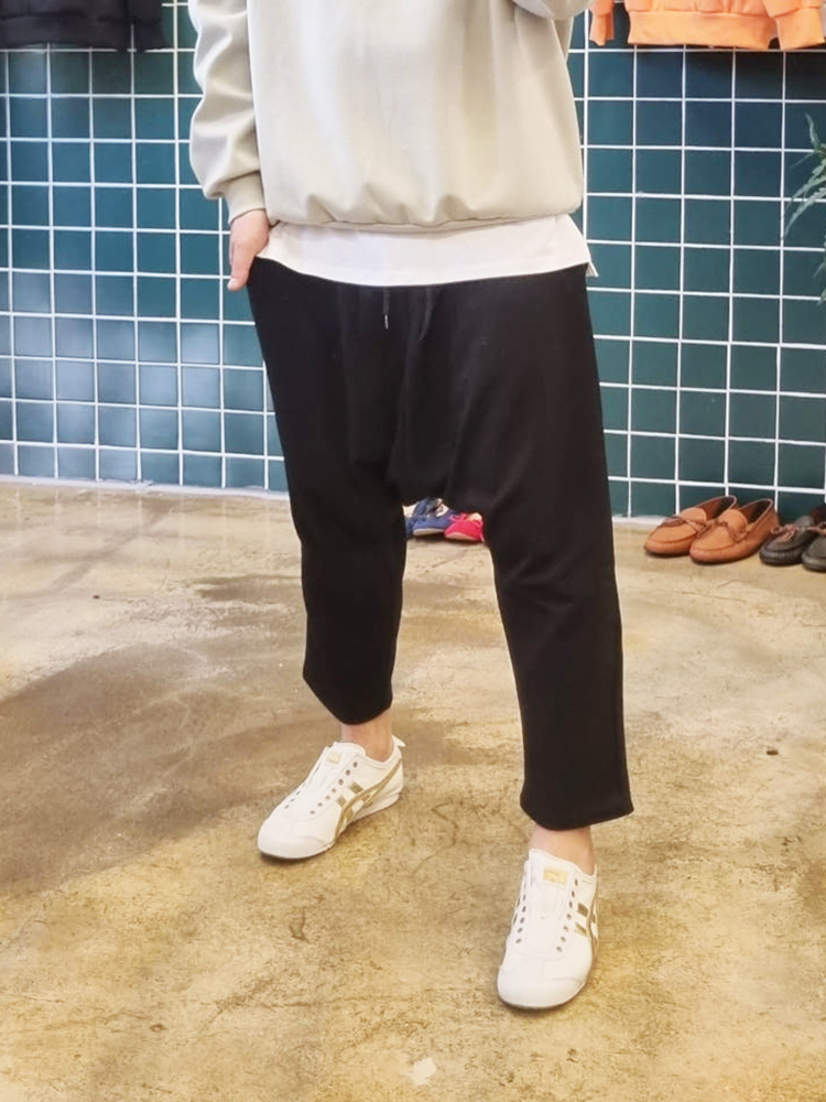 몸빼 스판 활용도 굿 배기바지 - 상품 이미지