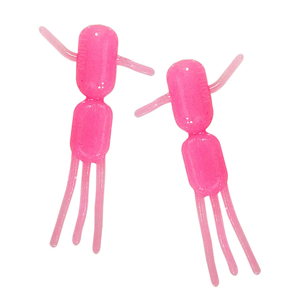 캣츠크로우 베르베르 송어웜 산천어 볼락 미끼 꺽지 037 글로우 핑크, 2.7cm - 메인 이미지