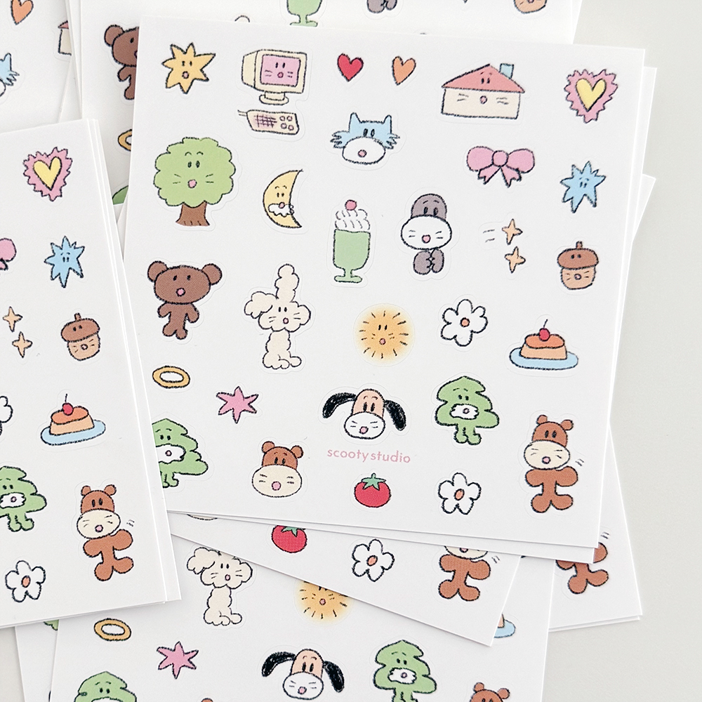 스쿠티 클럽 스티커 03 실사용 후기 | 효과 있을까? - 대표 이미지