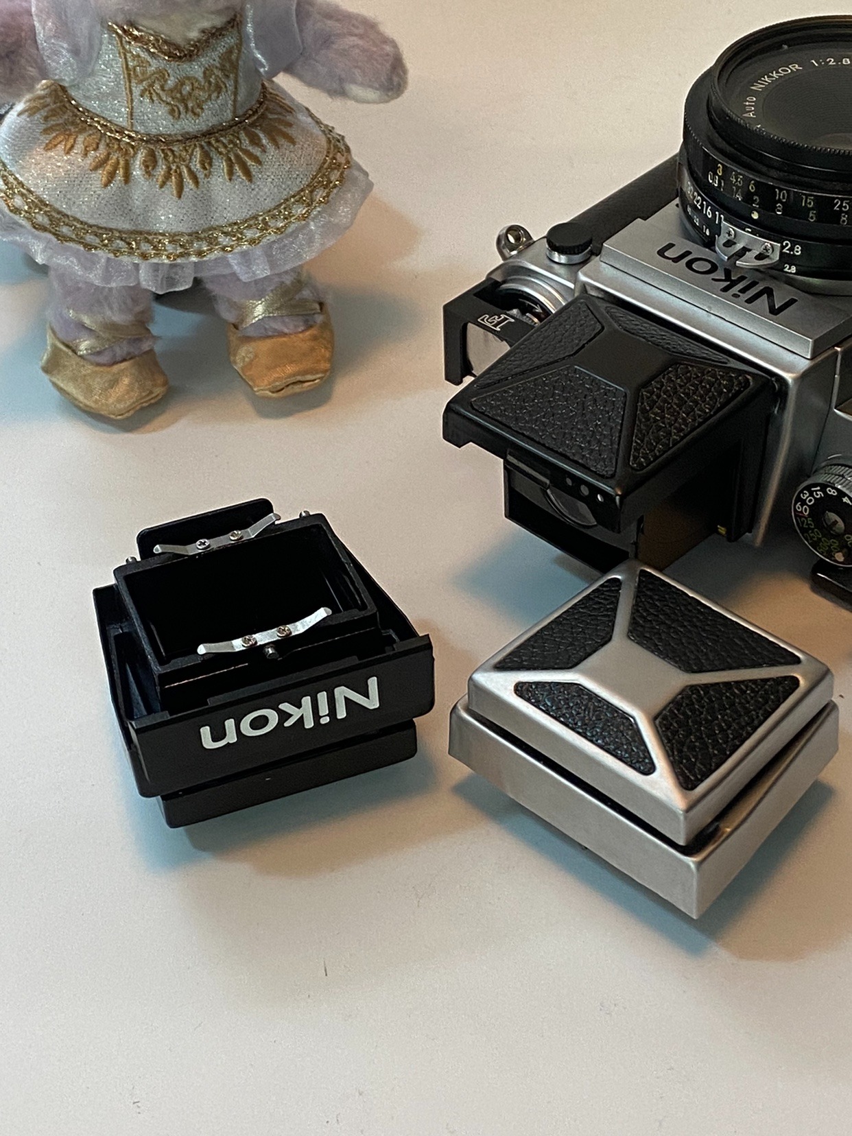 니콘 Nikon F2 F 카메라 DW-1 DW-2 웨이스트레벨 뷰파인더 호환 파인더 복각판 이미지 7