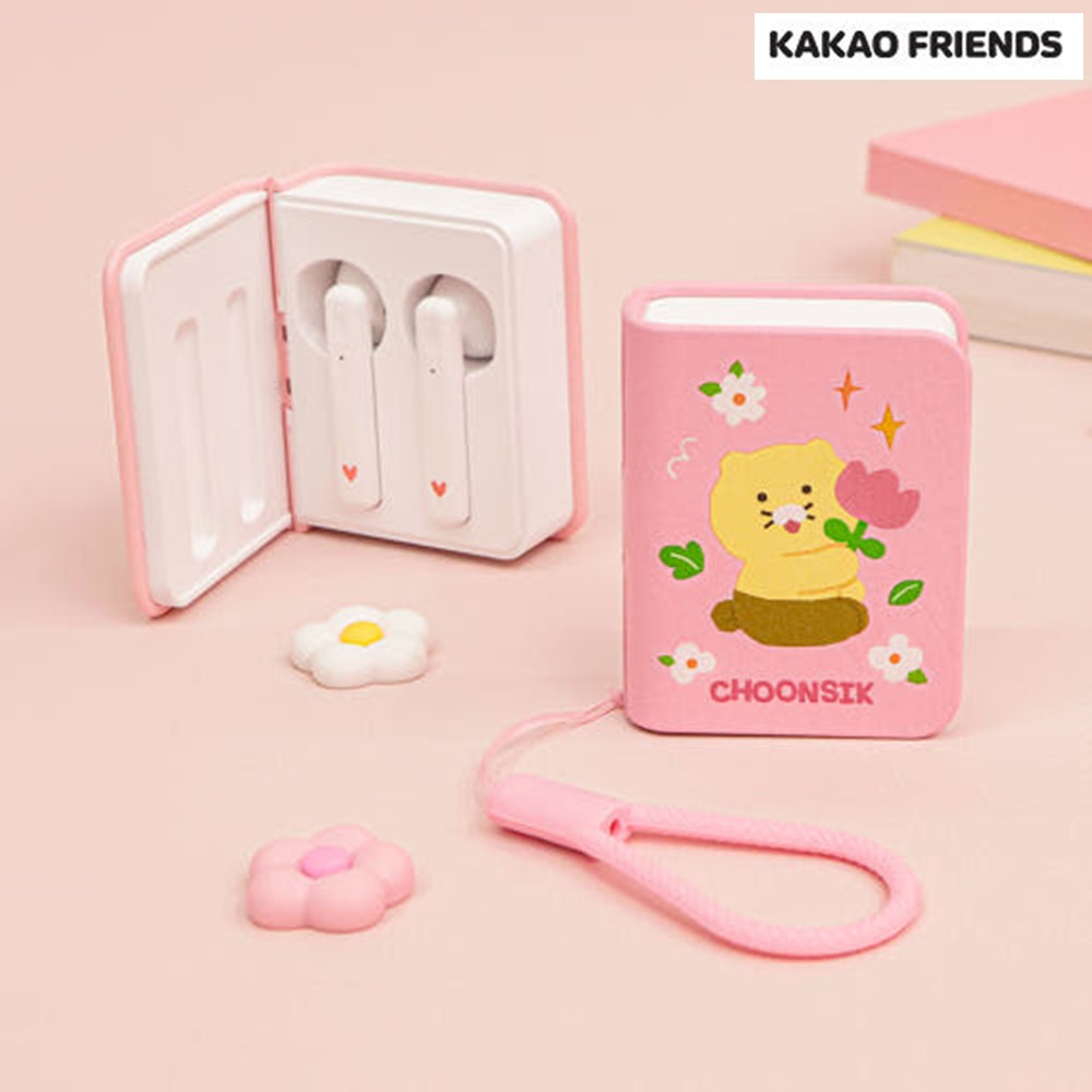 춘식이 이어버드 키링 무선 블루투스 이어폰 커플템 친구 생일 선물 카카오 굿즈 튤립