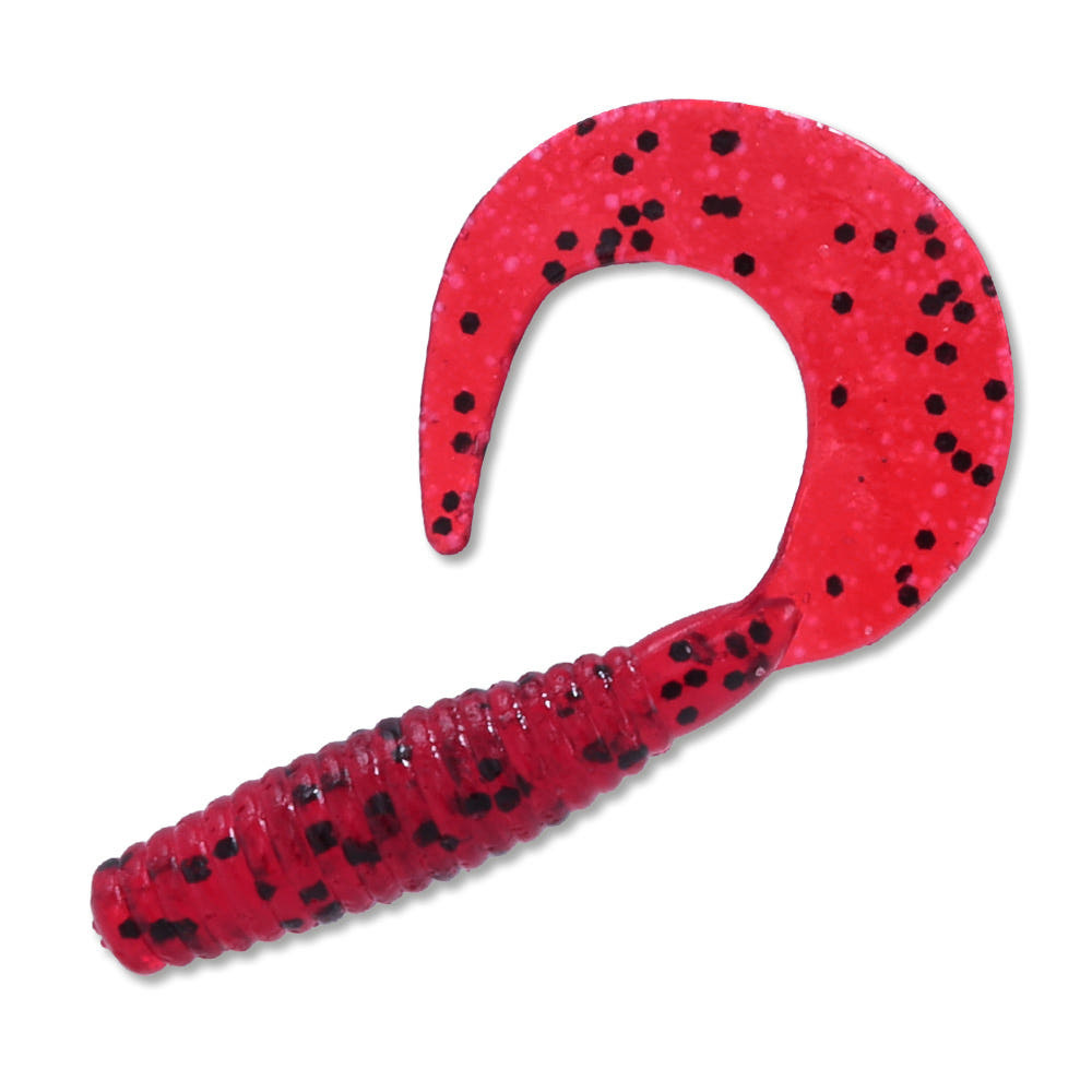 캣츠크로우 C그럽웜 쏘가리웜 배스 광어 우럭 023 체리 시드, 7.6cm(3인치) - 메인 이미지