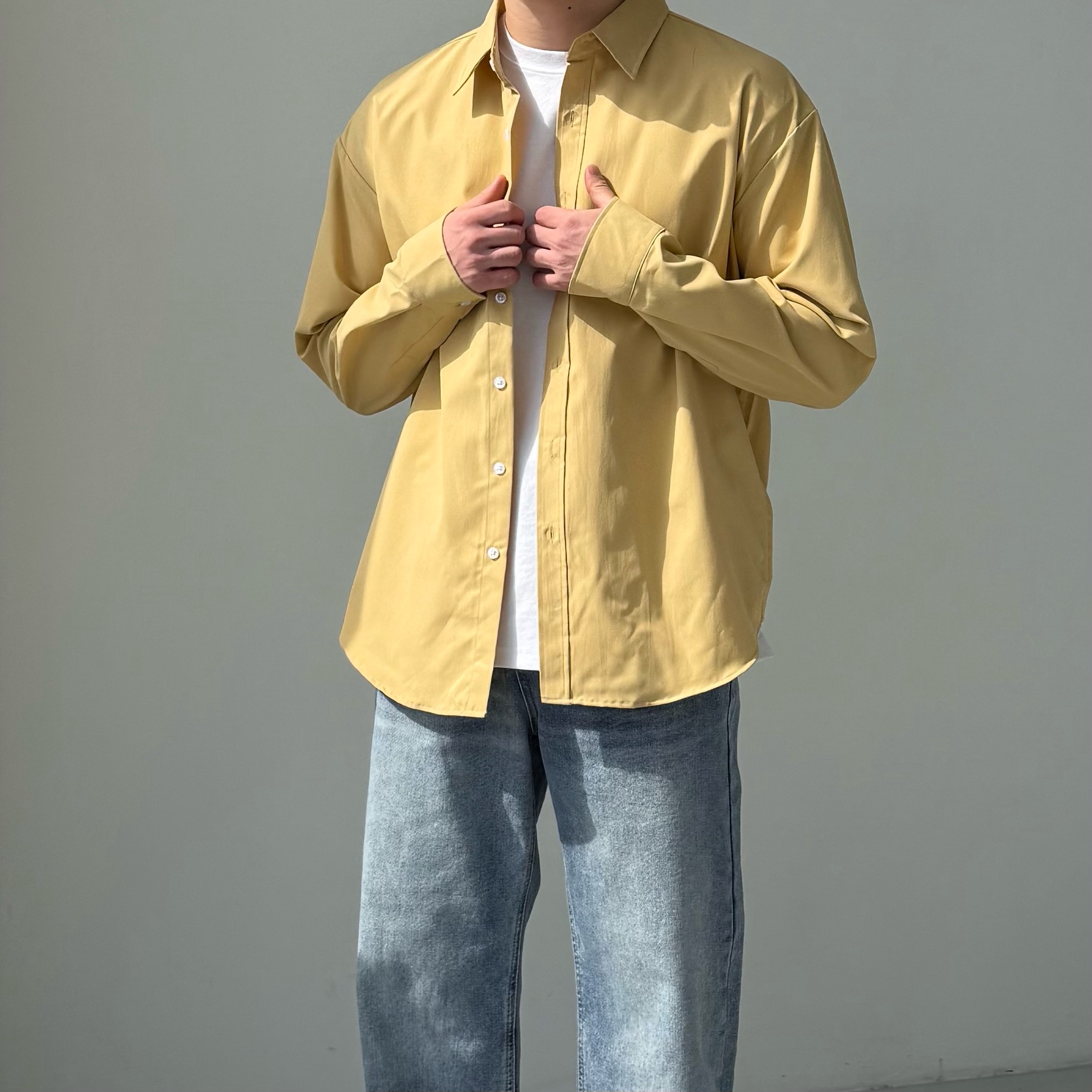 남자오버핏남방 - 상세 이미지 4