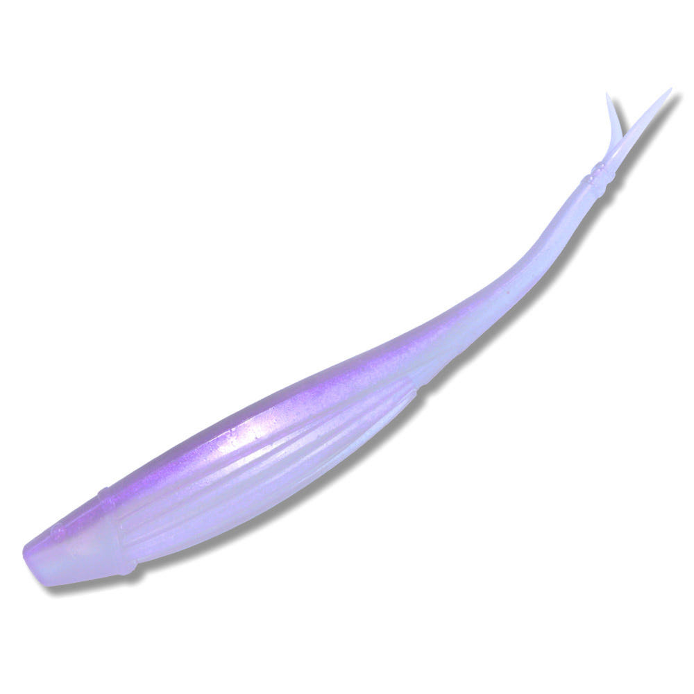 캣츠크로우 모비딕쉐드 광어다운샷웜 광어웜 광따 T07 카멜레온 퍼플, 12.7cm(5인치) - 메인 이미지