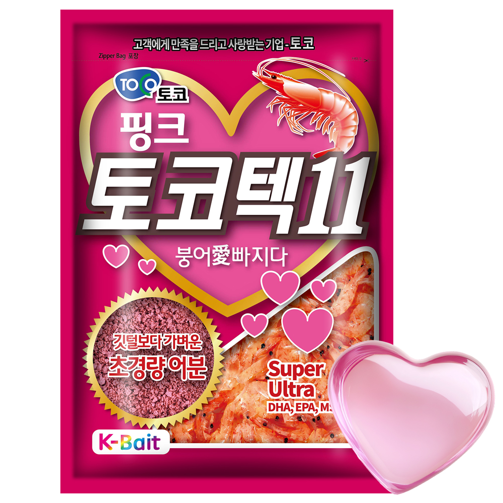 토코 떡밥 민물 붕어 잉어 국산 핑크 어분 글루텐 집어제 토코텍 낚시떡밥 - 상품 이미지
