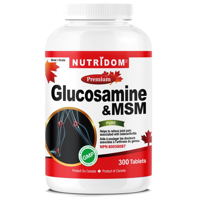 뉴트리돔 글루코사민 MSM 1000mg 대용량 태블릿 300정, 3개 - 상세 이미지 3