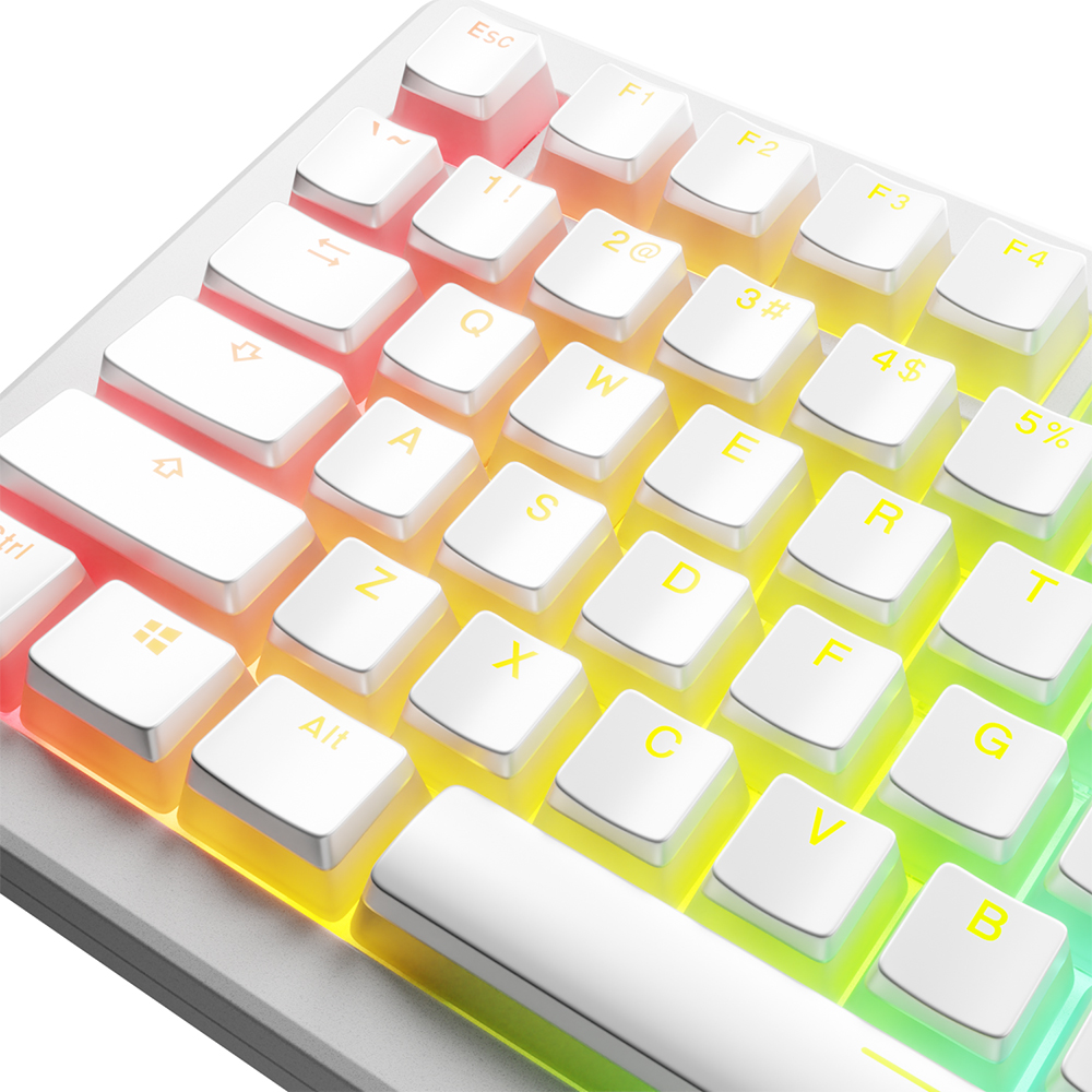 글로리어스 AURA V3 WHITE 푸딩 키 캡 세트 이미지 7