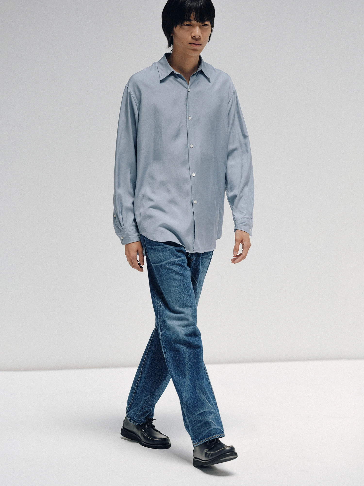 캡틴선샤인 KAPTAIN SUNSHINE PLAIN SHIRT 플레인 셔츠 3컬러 - 상세 이미지 4