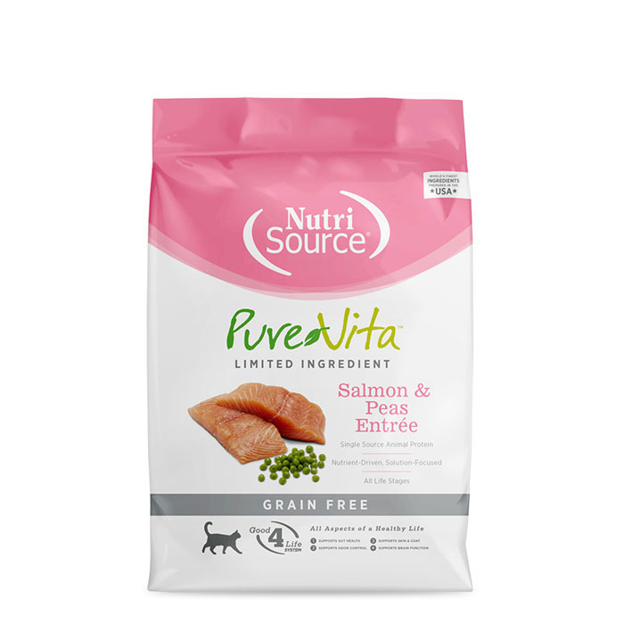 퓨어비타 캣 그레인프리 연어&완두콩 5.44kg 고양이사료 제품 이미지