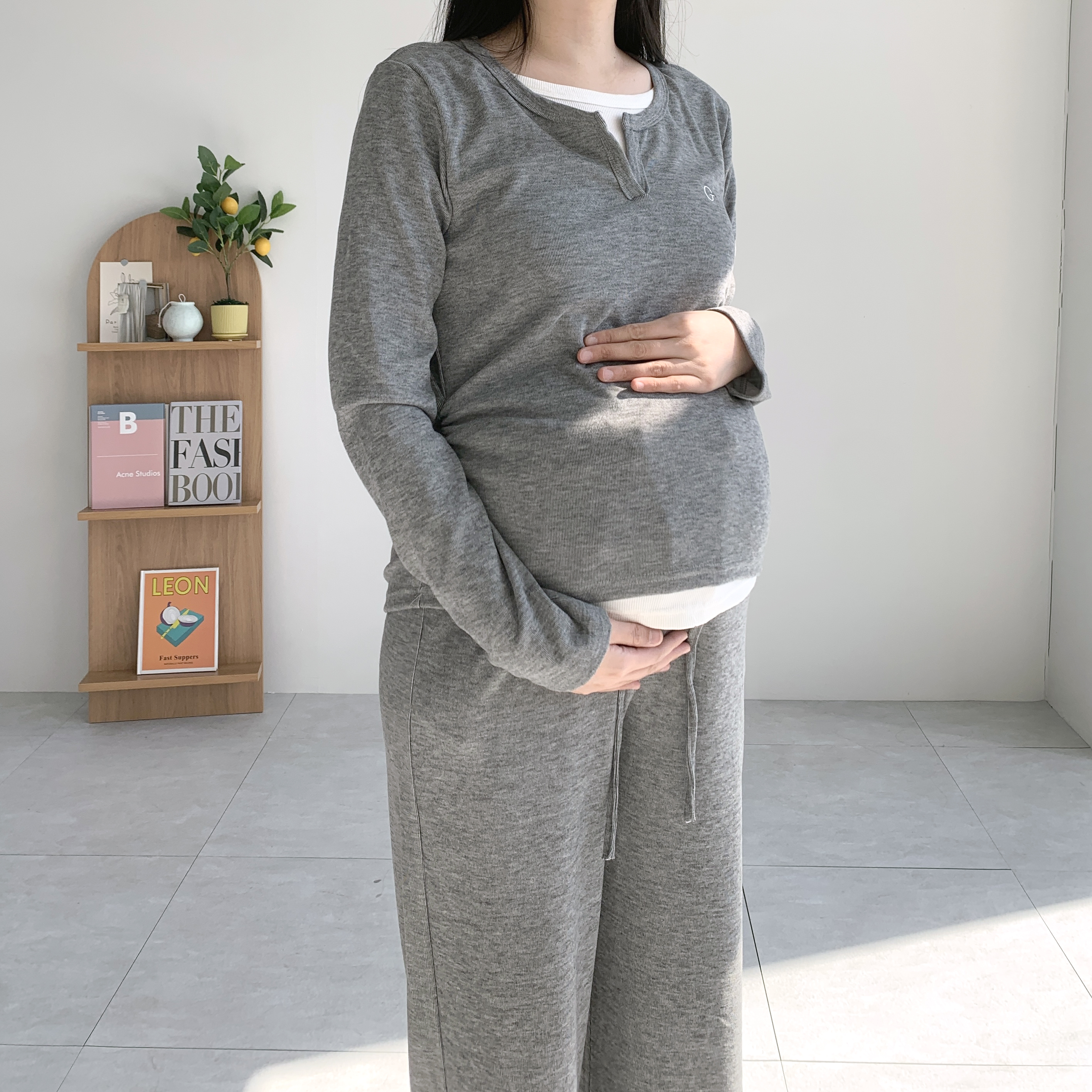 후들 임산부트레이닝복 산후조리원복 임산부실내복 - 상품 이미지