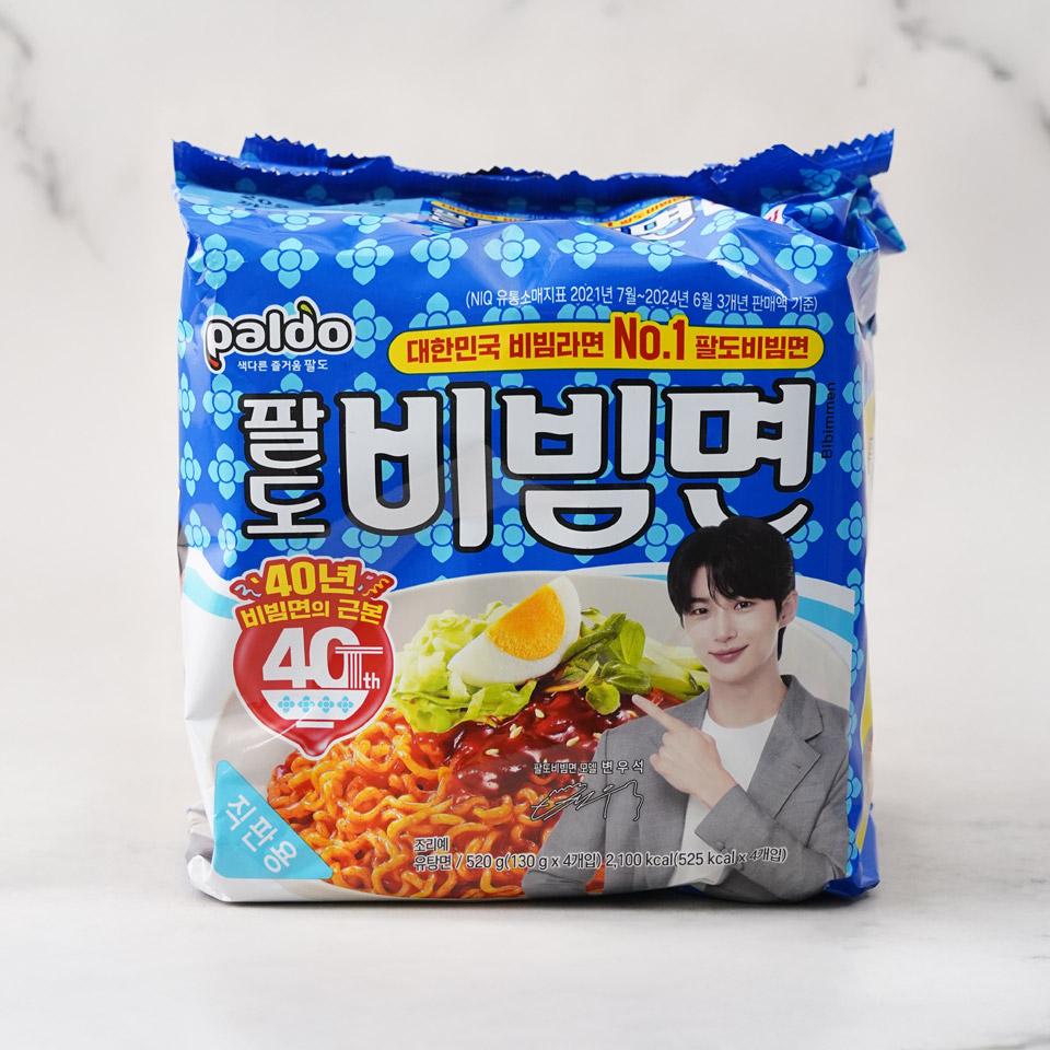 메가마트 팔도비빔면 130gx4 - 메인 이미지