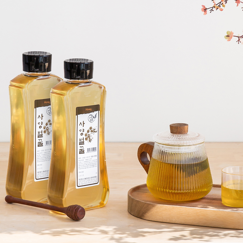 사랑벌꿀 사양벌꿀 업소용 사양꿀 1kg, 2개 - 상세 이미지 4
