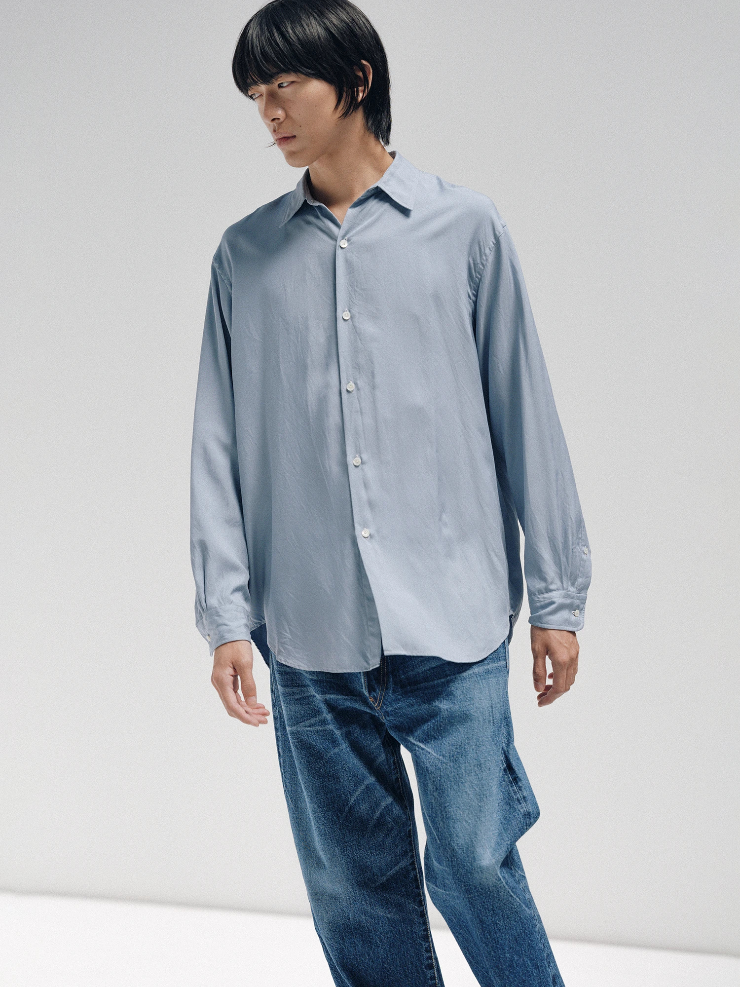 캡틴선샤인 KAPTAIN SUNSHINE PLAIN SHIRT 플레인 셔츠 3컬러 - 상세 이미지 2