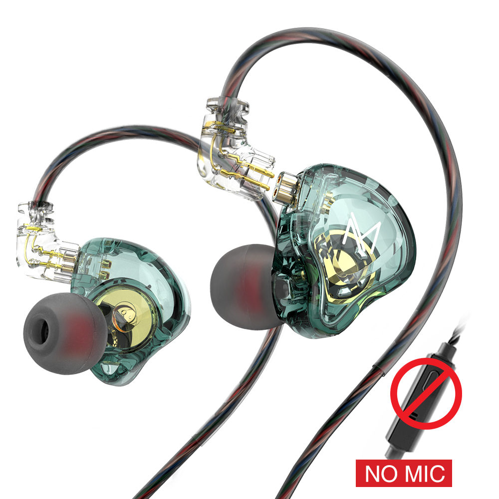 TRN MT1 인이어 유선 이어폰 3.5mm 클리어화이트 마이크없음