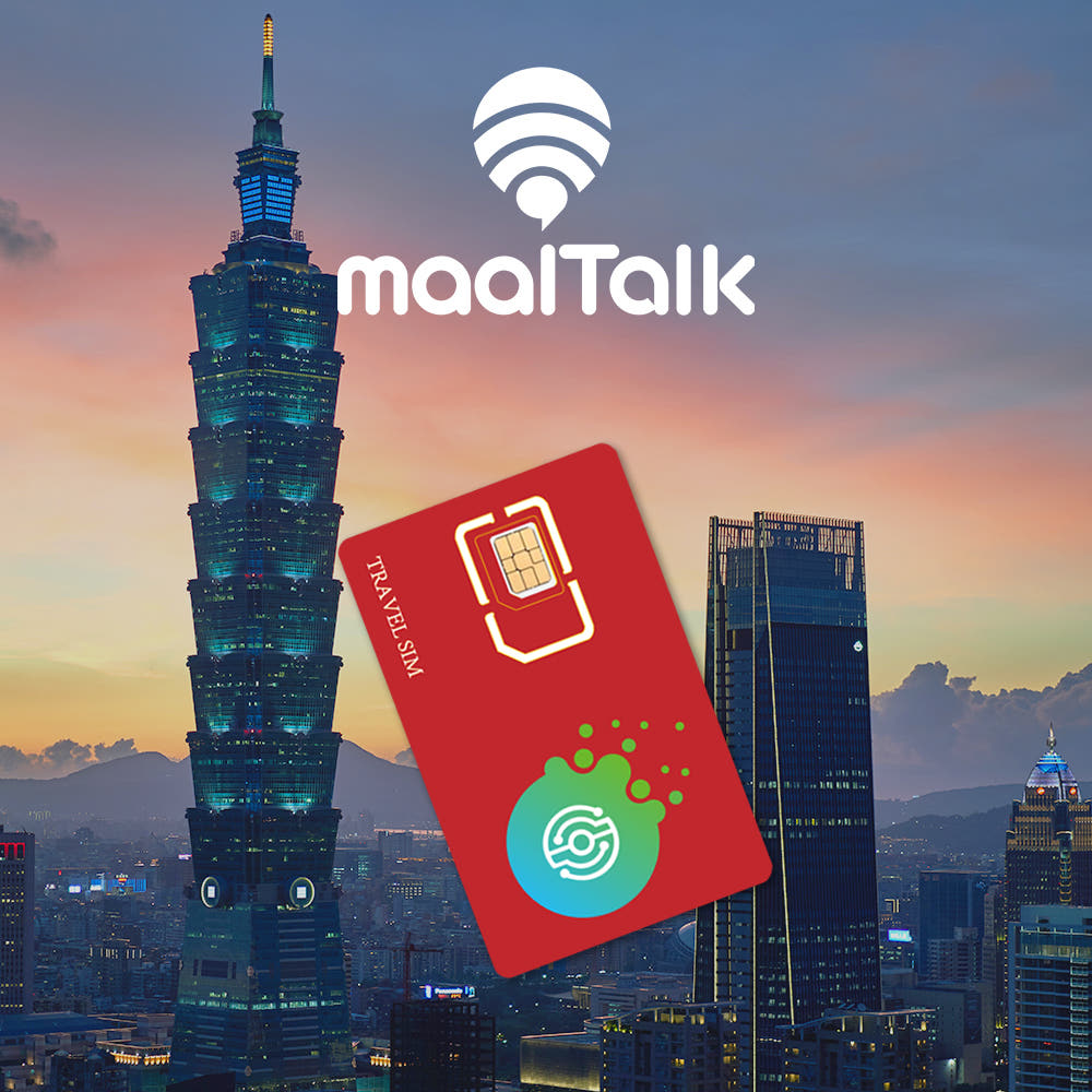 말톡 대만유심 타이베이 가오슝 LTE 무제한 핫스팟 중화텔레콤 3일 매일2GB