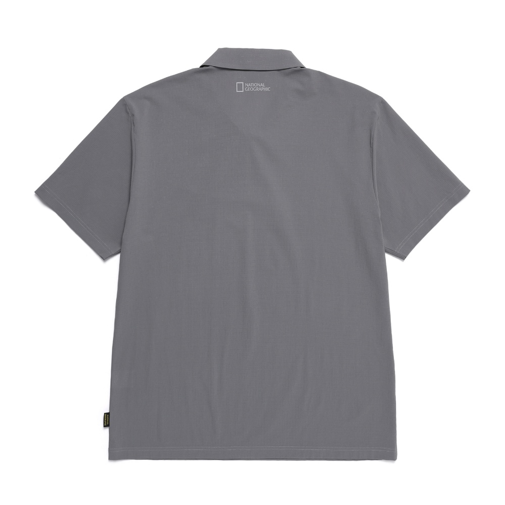 내셔널지오그래픽 N252MPL830 에어닷 기능성 베이직핏 여름 카라티 반팔티 IRON GREY - 상세 이미지 2