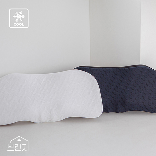 브린지 경추베개 스르르 편안한 숙면 경추 목 계절베개 높이조절