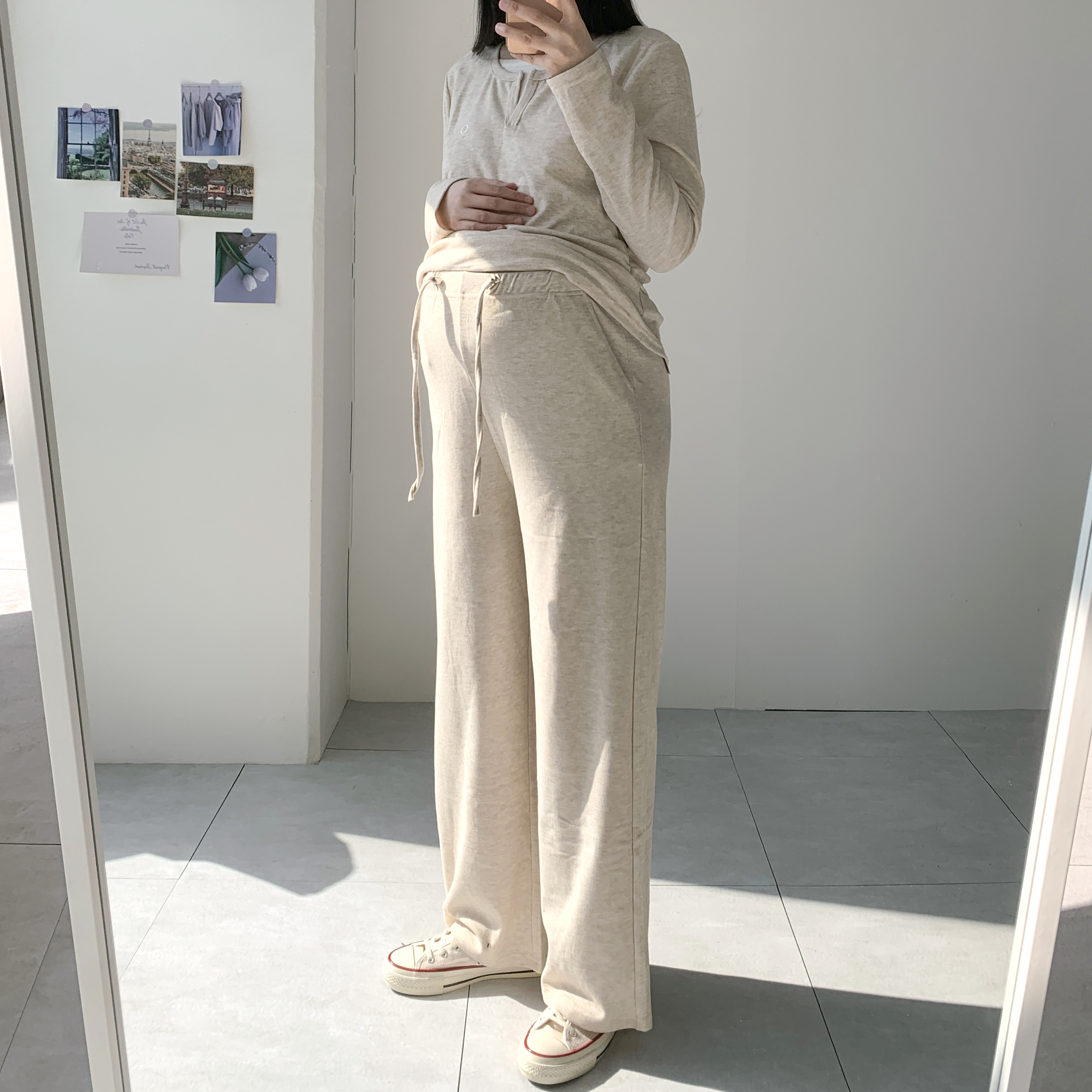 후들 임산부트레이닝복 산후조리원복 임산부실내복 - 상세 이미지 4