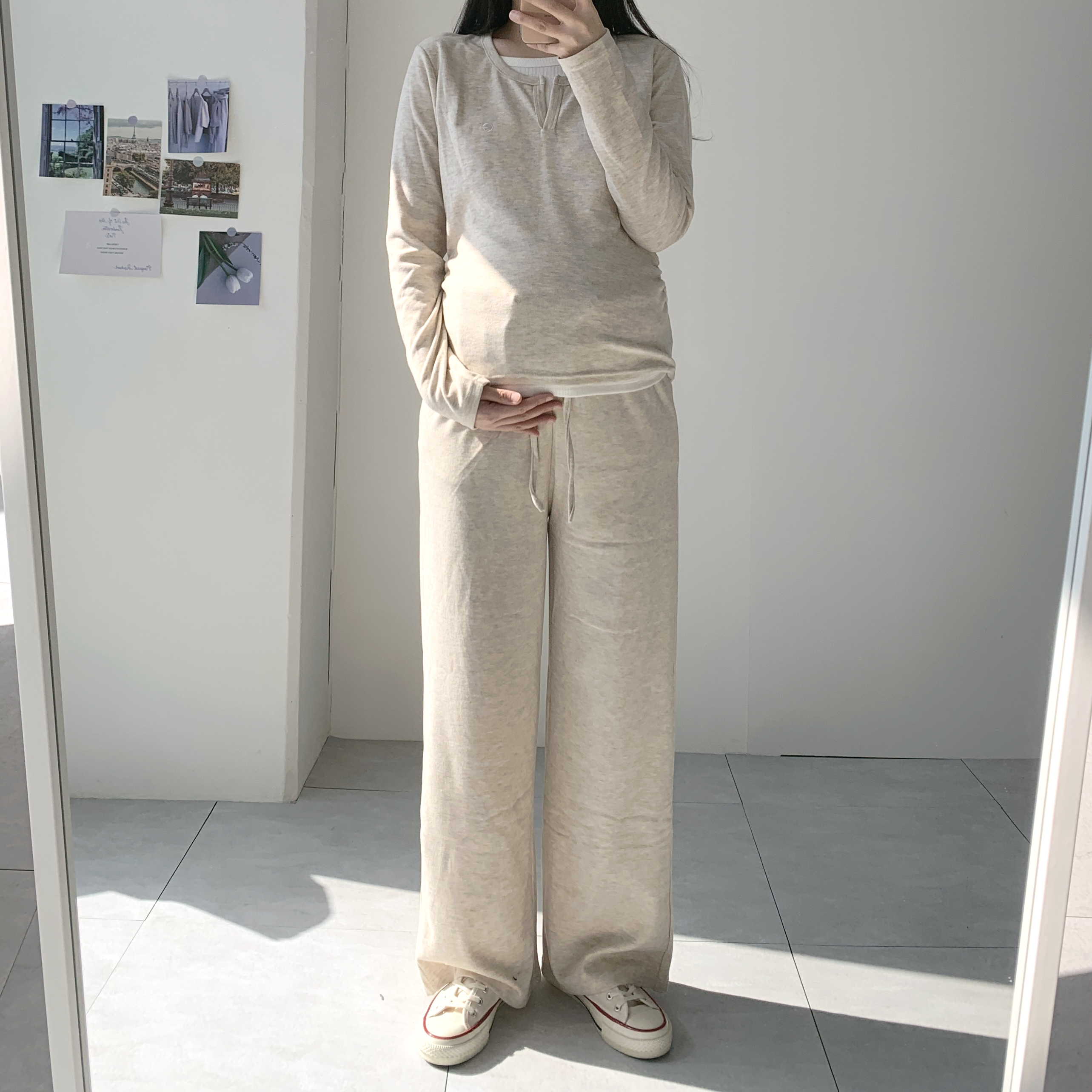 후들 임산부트레이닝복 산후조리원복 임산부실내복 - 상세 이미지 5