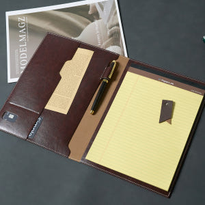 [각인가능] 오브리즈 공방클래식 가죽 메모패드+속지SET 리갈패드 포켓수... 실사용 후기 | 효과 있을까? - 상품 이미지 3