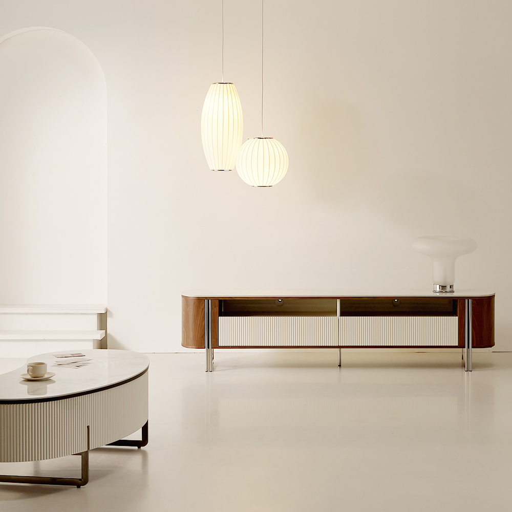 소르니아 벨루체&미노스 세라믹 거실장 2000 TV장 2000x430x472mm, 월넛