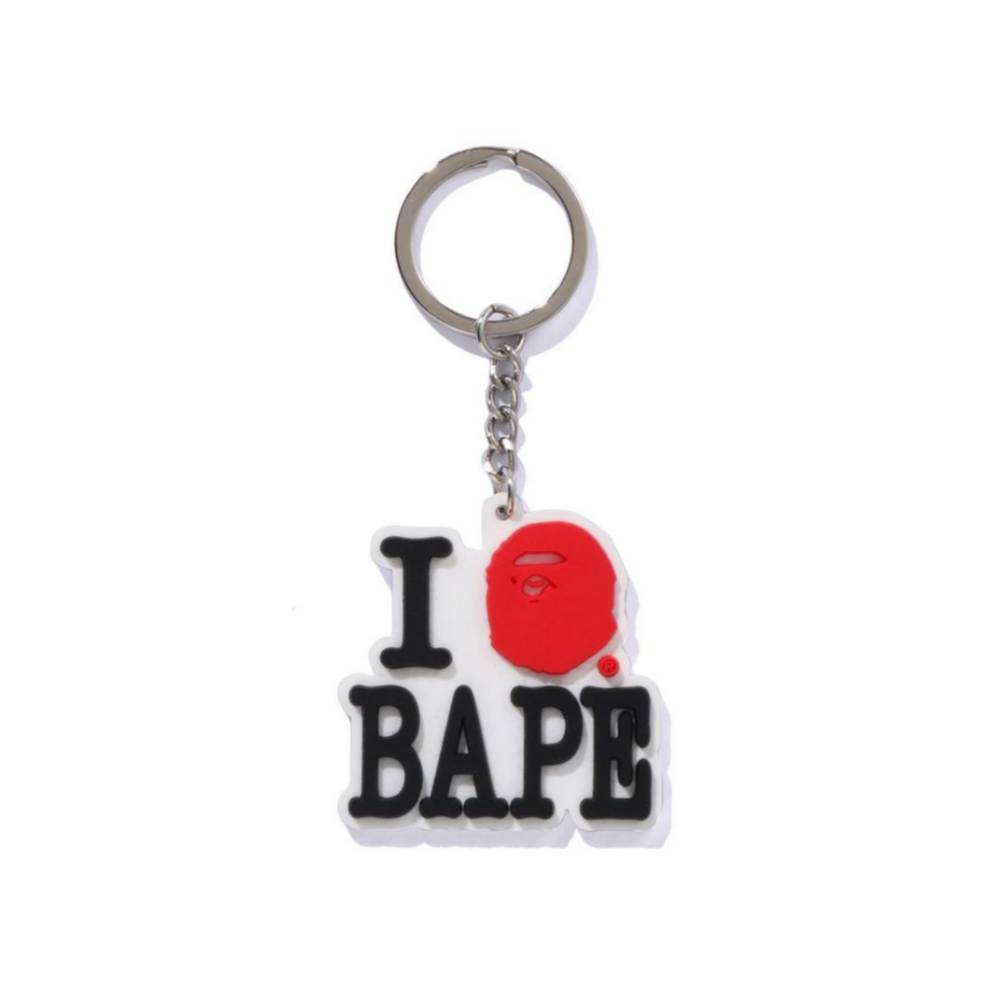 베이프 우먼즈 키체인 I LOVE BAPE KEYCHAIN 2월 신상 1L20-282-002 - 메인 이미지