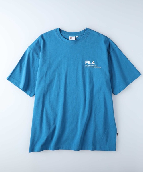 휠라 FILA x 라이트온 락 네이지 반팔 티셔츠 레드 베이지 블루 3컬러 - 상세 이미지 3
